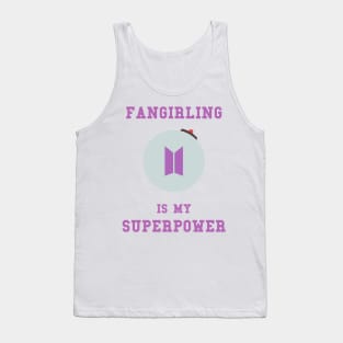 BTS ARMY fangirling is my superpower Tank Top